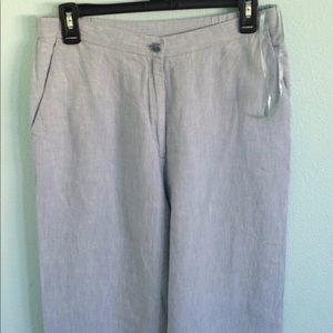 Evan-Picone Linen Pants